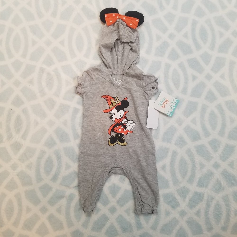 Girls Disney Baby Halloween Minnie Jumpsuit